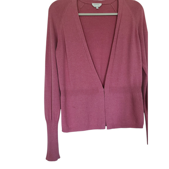 Max Mara Filato- Knitting Yarn Wool Blend Sweater Cardigan Size Small - Picture 3 of 8